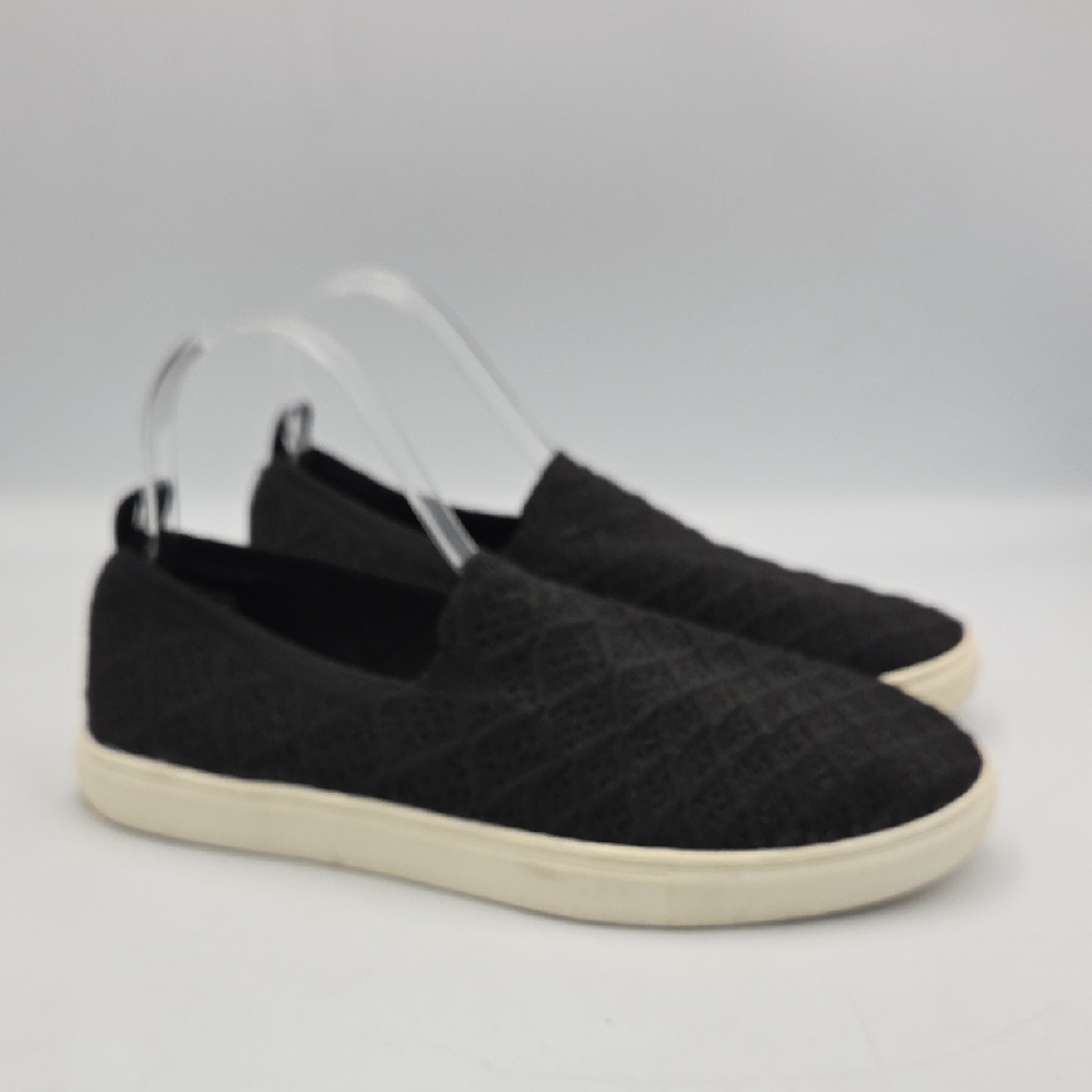 Torrid Black Textured Knit Slip-On Loafers